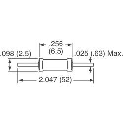 10 kOhms ±1% 0.4W Through Hole Resistor Axial Metal Film - Vishay Beyschlag Draloric BC Components (1)