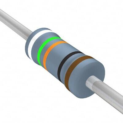 953 Ohms ±1% 0.25W, 1/4W Through Hole Resistor Axial Metal Film - 1