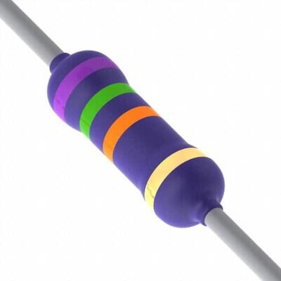 75 kOhms ±5% 1W Through Hole Resistor Axial Flame Retardant Coating, Safety Metal Oxide Film - 1