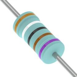 3.9 kOhms ±0.1% 0.25W, 1/4W Through Hole Resistor Axial Metal Film - YAGEO