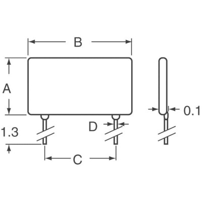 10 MOhms ±1% 1.5W Through Hole Resistor Radial High Voltage, Non-Inductive Thick Film - 2
