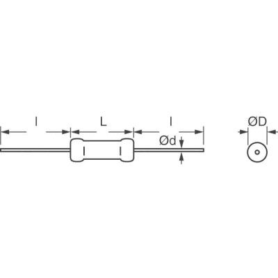 750 mOhms ±5% 3W Through Hole Resistor Axial Flame Proof, Safety Metal Film - 2