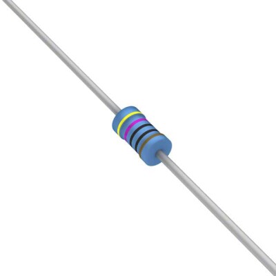 470 Ohms ±1% 0.25W, 1/4W Through Hole Resistor Axial Flame Retardant Coating, Safety Metal Film - 1