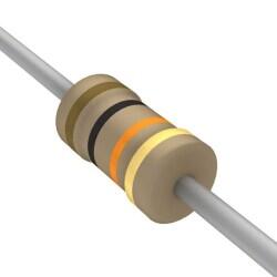 10 kOhms ±5% 0.125W, 1/8W Through Hole Resistor Axial Flame Retardant Coating, Safety Carbon Film - Stackpole Electronics Inc