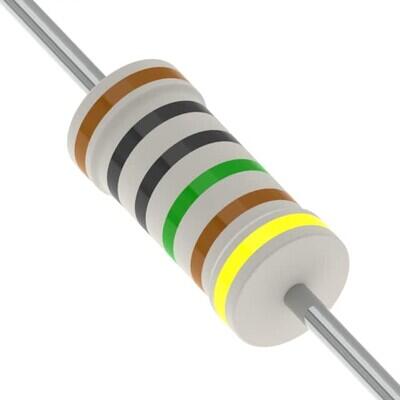 10 MOhms ±1% 0.5W, 1/2W Through Hole Resistor Axial Flame Retardant Coating, High Voltage, Safety Metal Film - 1
