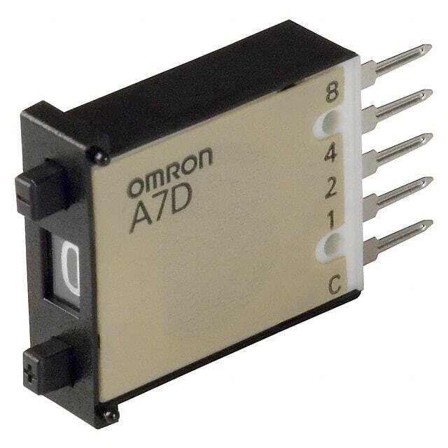  Thumbwheel Switch Bcd 0.1a @ 30vdc Panel Mount, Snap-ın