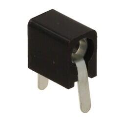 Tip Jack Connector Standard Tip Solder Black - 1