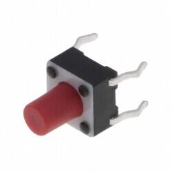 Tactile Switch SPST-NO Top Actuated Through Hole - E-Switch