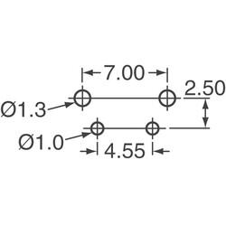 Tactile Switch SPST-NO Side Actuated Through Hole, Right Angle - E-Switch (1)