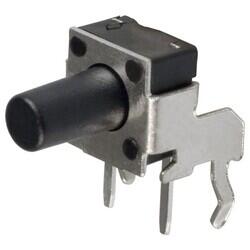 Tactile Switch SPST-NO Side Actuated Through Hole, Right Angle - E-Switch