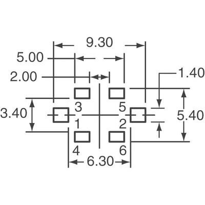 Tactile Switch SPST-NO Top Actuated Surface Mount - 3