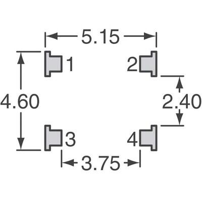 Tactile Switch SPST-NO Top Actuated Surface Mount - 2