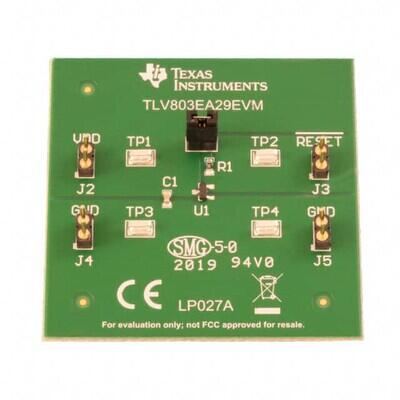 TLV803E Power Supply Supervisor/Tracker/Sequencer Power Management Evaluation Board - 1