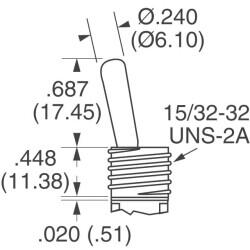 Toggle Switch SPDT Panel Mount - 2