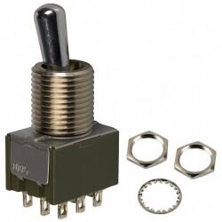 Toggle Switch 3PDT Panel Mount - NKK Switches