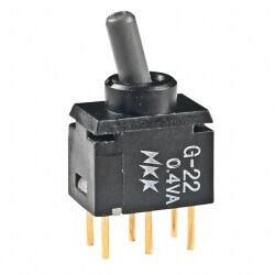 Toggle Switch DPDT Through Hole - NKK Switches