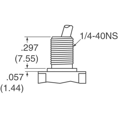 Toggle Switch SPDT Panel Mount - 2