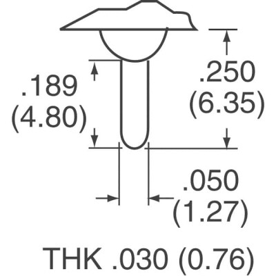 Toggle Switch SPDT Panel Mount - 3