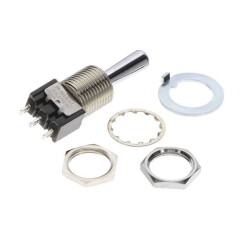 Toggle Switch SPDT Panel Mount - NKK Switches