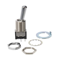 Toggle Switch SPST Panel Mount - NKK Switches