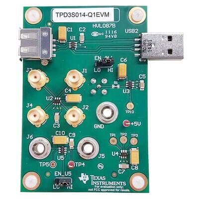 TPD3S014-Q1 USB Port Protection Circuit Protection Evaluation Board - 1