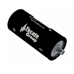 3000 F (EDLC) Supercapacitor 2.7 V Axial, Can - Screw Terminals 0.26mOhm 1500 Hrs @ 65°C - Tecate Group