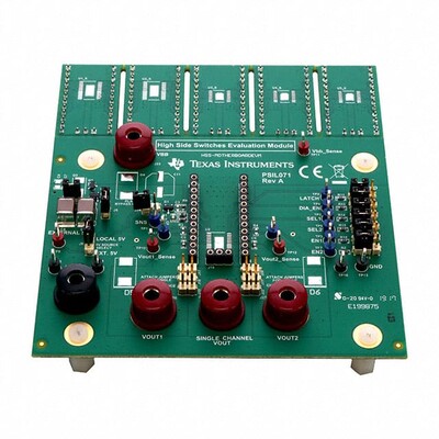 TPS1HA08-Q1, TPS2HBxx-Q1 Power Distribution Switch (Load Switch) Power Management Evaluation Board - 1