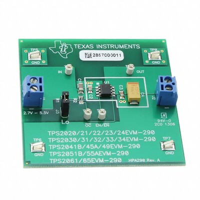 TPS2020 Power Distribution Switch (Load Switch) Power Management Evaluation Board - 1