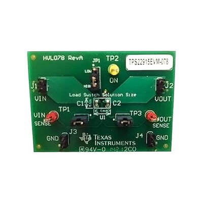 TPS22915B Power Distribution Switch (Load Switch) Power Management Evaluation Board - 1