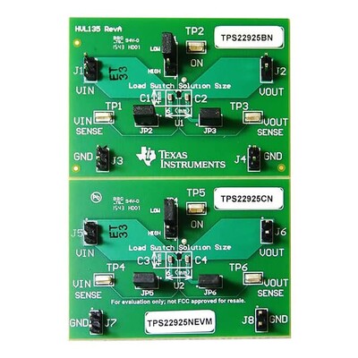 TPS22925N Power Distribution Switch (Load Switch) Power Management Evaluation Board - 1