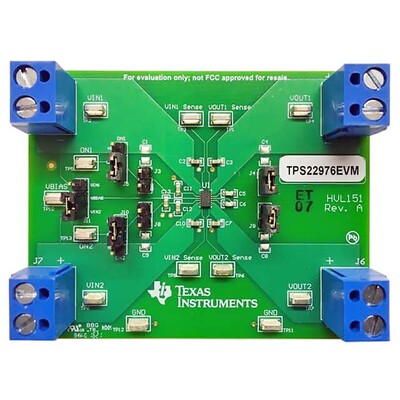 TPS22976 Power Distribution Switch (Load Switch) Power Management Evaluation Board - 1