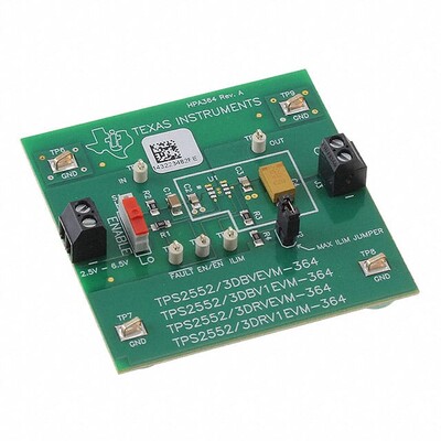 TPS2553-1 Power Distribution Switch (Load Switch) Power Management Evaluation Board - 1