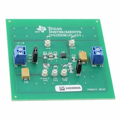 TPS2559 Power Distribution Switch (Load Switch) Power Management Evaluation Board - 1