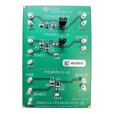 TPS380x-Q1 Power Supply Supervisor/Tracker/Sequencer Power Management Evaluation Board - 1