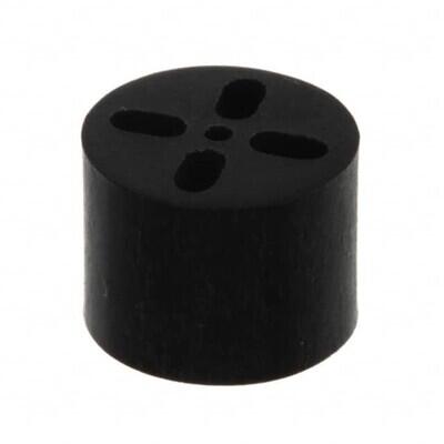 Tri-Lead LED Standoff Black PVC 0.200