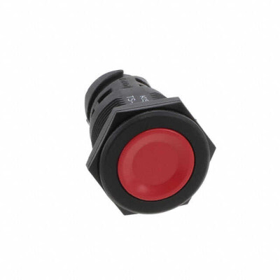 Pushbutton Switch SPDT Standard Panel Mount, Front - 1
