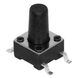 Tactile Switch SPST-NO Top Actuated Surface Mount - Same Sky (Formerly CUI Devices)