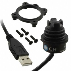 Thumbstick, 2 - Axis Digital (Hall Effect Over USB Interface) Output - APEM Inc.