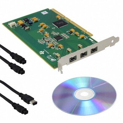 TSB81BA3PFP, TSB82AA2PGE Transceiver, IEEE 1394B Interface Evaluation Board - 1