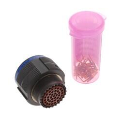 37 Position Circular Connector Plug, Male Pins Crimp - Amphenol Aerospace Operations