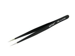 Tweezers Acid Resistant, Anti-Magnetic, ESD Safe Pointed Fine 12 5.32