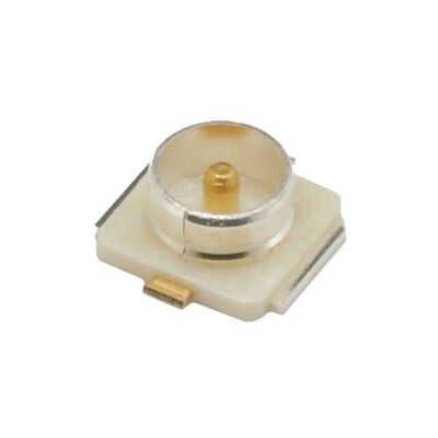 U.FL (UMCC) Connector Receptacle, Male Pin 50 Ohms Surface Mount Solder - 1