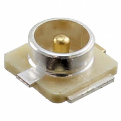 U.FL (UMCC) Connector Receptacle, Male Pin 50Ohm Surface Mount Solder - 1