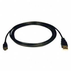 USB 2.0 Cable A Male to Mini B Male 3.00' (914.4mm) Shielded - Eaton Tripp Lite