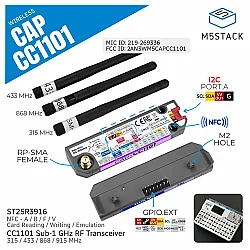 Cap CC1101 & NFC for Cardputer Adv - 1