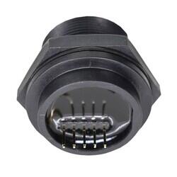 USB-A (USB TYPE-A) USB 2.0 Receptacle Connector 4 Position Panel Mount, Through Hole - 2