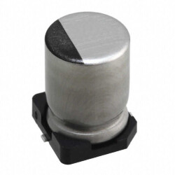 100 µF 25 V Aluminum Electrolytic Capacitors Radial, Can - SMD 7000 Hrs @ 105°C - Nichicon