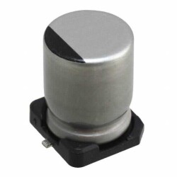 220 µF 10 V Aluminum Electrolytic Capacitors Radial, Can - SMD 200mOhm 2000 Hrs @ 135°C - Nichicon