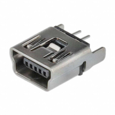USB - mini B Receptacle Connector 5 Position Through Hole - 1