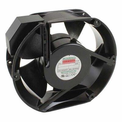 Fan Tubeaxial 115VAC Rectangular/Rounded - 172mm L x 150mm H Ball 293.0 CFM (8.20m³/min) 2 Terminals - 1